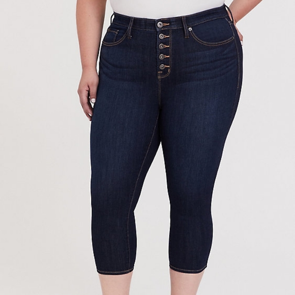 torrid Denim - Torrid  cropped jeans